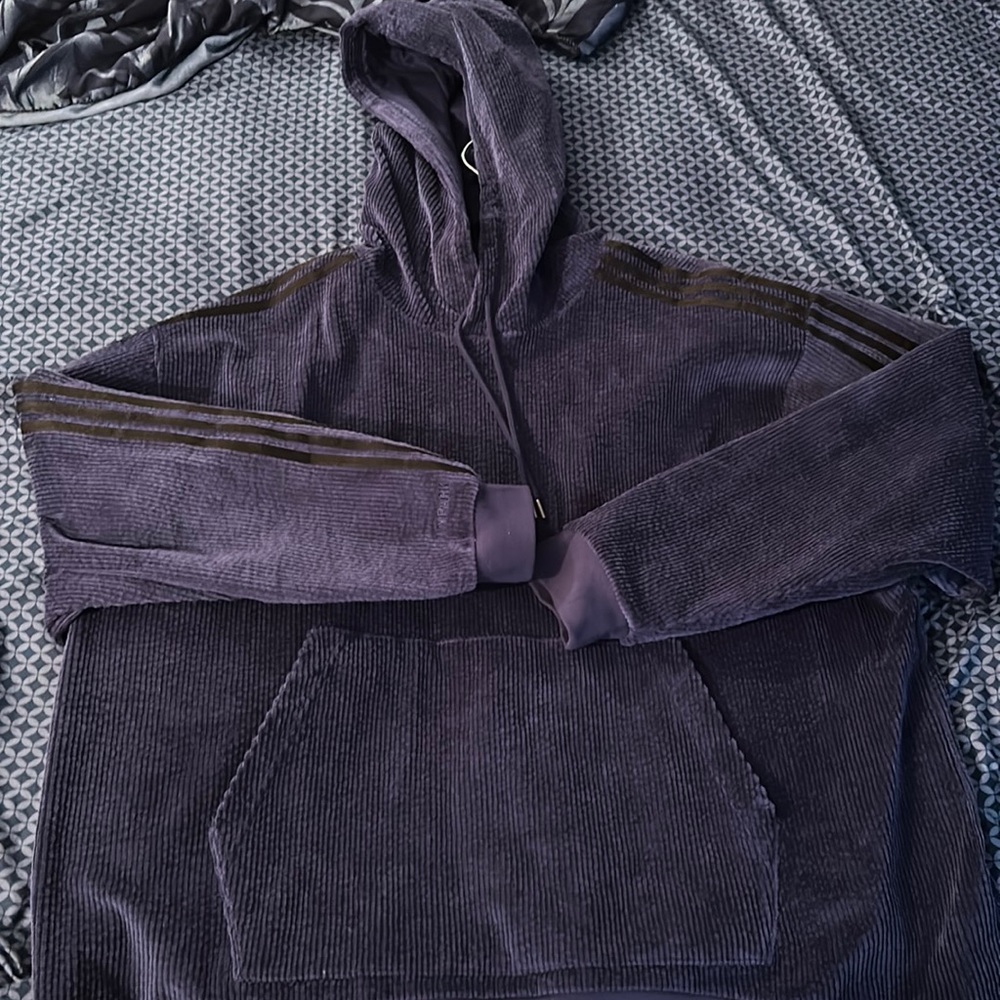 Ivy park purple/blue corduroy hoodie sz 2xl over sized